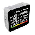 Miniatyrbillede 1 af 5: 9-i-1 Luftkvalitetsmåler Kuldioxid PM2.5 PM1.0 Detektion