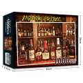 Miniatyrbilde 1 av 5: Puslespill for 1000 brikker Papirpuslespill Pedagogisk Intellektuell Dekompresjon DIY Puslespill Leker Gave Whisky