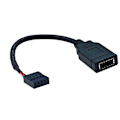 Miniatyrbillede 4 af 5: USB 9PIN til Type-C Frontpanelkabel USB 9PIN til TYPE-E KEY-A Adapterkabel USB Frontpanel Adapterkabel