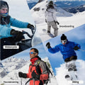Miniatyrbillede 4 af 4: Vinter Skihandsker Mænd Og Kvinder Udendørs Ridning Vandtæt Skridsikker Touch Screen S-xl White XL