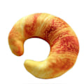 Pikkukuva 3 / 5: Croissant-jättityyny kirsikkakivilämpöpussilla, matkustustyyny, pehmotyyny