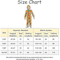 Miniatyrbilde 5 av 5: Pepperkakekostyme for barn, Pepperkake Jumpsuit med hette 3-4Y