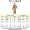 Miniatyrbilde 5 av 5: Pepperkakekostyme for barn, Pepperkake Jumpsuit med hette 7-9Y