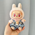 Miniatyrbild 1 av 5: Original Andra Generationens Labubu Monster Have A Seat Serie Söt Docka Kläderleksak Ornament Endast Kläder Söt Dockleksak Present[jkw] 17