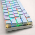 Miniatyrbilde 5 av 5: PBT104 Tastaturhette Tofarget Gjennomsiktig Glitterpulver Rask Respons Tilbehørsutskifting I