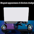 Miniatyrbild 4 av 5: Datorhögtalare PC Skrivbord Laptop Högtalare RGB Ljus USB-driven Volymkontroll för PC/Laptops/De