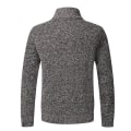 Miniatyrbilde 2 av 5: Høst Vinter Varm Cardigan Menn Fleece Glidelås Gensere Jakker Herre Slim Fit Strikket Genserjakke Tykk Cardigan Genser Frakk Menn Red China XXXL