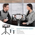 Miniatyrbillede 3 af 5: Trådløs Lavalier Mikrofon til iPhone iPad, Plug and Play Mikrofon med 2 Mikrofoner til Videooptagelse, Vlog, TikTok, Youtube, Auto Connect og Smart