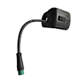 Miniatyrbillede 1 af 5: 5-Pin 860c Instrumentpanel Knap Controller Mountainbike Instrument Måler Knap Controller Tilbehør