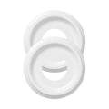 Pikkukuva 1 / 5: 2 Pakkausta Valettuja PU-kattokuvioita 10 tuumaa OD X 4 tuumaa ID (Sopii katoksiin jopa 7-1/4 tuumaa) Valkoinen