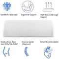Miniatyrbillede 2 af 2: Måneformet Pude, Halvcylindrisk Fodstøtte, Memory Foam Fodstøtte