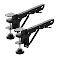 Miniatyrbillede 4 af 5: 2 STK Foldbart Beslag Computer Tastatur Bordforlænger Støtte Tastatur Arm Stand Foldbart Skrivebord fo