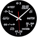 Miniatyrbillede 2 af 4: Matematikur, Nyt Vægur Unikt Vægur Matematikformel Ur Simple Matematikligninger