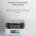 Miniatyrbillede 3 af 5: 65W Mini Varmeplade Digital Loddeforvarmnings Reparationsstation PCB SMD Kort Loddeplade Opvarmning