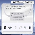 Miniatyrbilde 4 av 5: Tuya USB Bryter WIFI Kontroller Timer for USB for Hjem