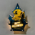 Miniatyrbilde 1 av 5: Halloween Dekorasjon Gresskar Flaggermus Spøkelse Hodeskalle LED Lys Nattlampe For Rom Hjem Dekor Festival Bar Nattlykter Festutstyr F