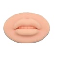 Pikkukuva 1 / 2: Avoin suu 3D huuli paras harjoitus silikoninen iho hampailla meikki huuli mannekiini light beige