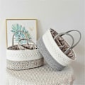Miniatyrbillede 4 af 5: Opbevaringskurv til mor og spædbarn, bærbar ruminddelt bleopbevaringspose, babybleopbevaringskurv D