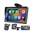 Miniatyrbild 1 av 5: Portabel Dash Mount Carplay Display 7-tums Touchskärm, GPS-Navigation, Bluetooth Bilstereo Radio Boris
