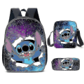 Pikkukuva 2 / 2: Lilo Stitch Stitch -reppu, koululaukku, kolmiosainen setti A F