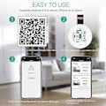 Miniatyrbild 4 av 4: Bluetooth Termometer Hygrometer, Trådlös Mini Thermo-hygrometer för Inomhusbruk Med Dataexportfunktion, Kompatibel Med Ios Och Android För Vin, Vardagsrum R