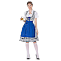 Pikkukuva 3 / 5: Naisten Oktoberfest-asu Saksalainen Dirndl-mekko Baijerilainen karnevaalijuhla-asu, 100% uusi Blue L