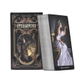 Miniatyrbilde 2 av 5: Tarotkort steampunk tarot bord kortstokk brettspill kort for familiesammenkomst fest spillekortspill Blue