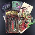 Pikkukuva 1 / 5: Kultainen art nouveau -tarot-korttipakka, lautapelikortit, englanninkielinen ennustustarot, loma-, perhe-, lahja-, juhla-, pelikortti 78pcs tt22