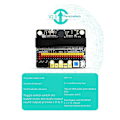 Miniatyrbild 5 av 5: Expansionskort IOBIT V2.0 Horisontell Adapterkortplatta för Microbit, Grund- och Högstadieskola