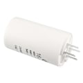 Miniatyrbillede 4 af 5: CBB60 Driftskondensator 16uF 450V AC Dobbelt Indsats 50/60Hz Cylinder 72x40mm Hvid til Luftkompressor Vandpumpe Motor