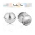 Miniatyrbild 4 av 5: 20 Stycken 10 Set DIY Metall Badbollsform för Hantverk DIY Tillverkningsmaterial 6.5X3cm