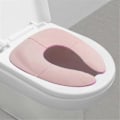 Miniatyrbillede 4 af 5: Sammenklappeligt Rejse Toiletsæde til Småbørn - Bærbart & Sikkert, Uden Sugekopper Pink