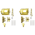 Miniatyrbillede 1 af 3: 2X Clipper Modificeret Skal Hårklipper Hus Cover til Udskiftningstilbehør 8148 8591 Kit Gylden