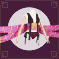 Miniatyrbilde 2 av 5: Anime Demon Slayer Cosplay Daki Kostyme Topper Hodeplagg Fullt Antrekk Uniform Sexy Dress Kvinners Cosplay Kostyme Comic Con shoe 38