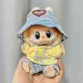 Miniatyrbild 1 av 5: Original Andra Generationens Labubu Monster Have A Seat Serie Söt Docka Klädleksak Ornament Endast Kläder Söt Dockleksak Present-Labubu 6
