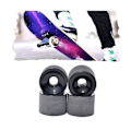 Miniatyrbillede 2 af 5: 4 stk. 70x51mm Surf Skateboard Hjul Longboard Lav Støj Slidstærk Vej Skøjteløb med Værktøj