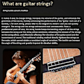 Miniatyrbillede 2 af 4: Guitarstreng E Akkordbinding til strengeinstrumenter Akustisk Guitar Dele Tilbehør, sort