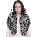 Miniatyrbilde 3 av 5: Spansk Stil Blonde Mantilla Dame Hodeplagg Katolsk Slør Bryllupsslør 2