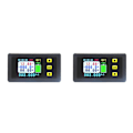 Pikkukuva 1 / 5: 2X VA7510S Jännite- ja virtamittari, 100A 6-75V/0V-120V DC Ampeerimittari Volttimittari Monitorin ulostulon akku
