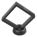 Miniatyrbilde 4 av 5: 3X Firkantede 3D Album Flytende Ramme Holder Myntboks Smykker Display Utstillingsvindu, 9X9cm (med Base)