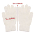 Miniatyrbilde 3 av 5: 1 par Vinter Elastiske Ull Cashmere Sykkelhansker Kjørehansker Full Finger Hansker S-l M