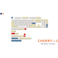 Miniatyrbillede 1 af 5: Universal PBT Keycaps Cherry Type DYE-SUB DIY Gaming Mekanisk Tastatur Keycaps CR-1