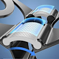 Miniatyrbild 5 av 5: Vertikalt Laptopställ Skrivbordshållare Notebook Dock Utrymmesbesparande För /// För Chrome Book Rosa