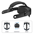 Miniatyrbillede 3 af 5: Hovedrem til 3 VR Headset Forbedrer Komfort Justerbar Hovedrem til 3 Sort
