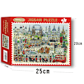 Miniatyrbilde 1 av 5: Puslespill for 1000 brikker Papirpuslespill Pedagogisk Intellektuell Dekompresjon DIY Puslespill Leker Gave London