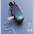 Miniatyrbild 3 av 5: K65 Slips Retractable Trådbundet Bluetooth Headset In-Ear Digital Display Lång Livslängd Business Single-E