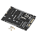 Pikkukuva 1 / 5: M.2 NGFF MSATA SSD - 2.5 tuuman SATA 3.0 -sovitin 2 in 1 -muunninkortti PC-kannettavalle