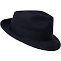 Miniatyrbilde 5 av 5: Fedora Hatt - 100% Ullfilt - Sammenleggbar for Reise - Vannavstøtende - Unisex - Tibetansk Cyan