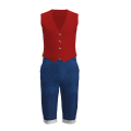 Miniatyrbilde 1 av 3: Luffy Nami Zoro One Piece cosplay kostyme anime cosplay Halloween performance kostyme Luffy XXL