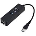 Pikkukuva 4 / 5: USB3.0 Gigabit Ethernet -sovitin, 3 porttia USB - RJ45 Lan -verkkokortti Macbook Mac -työasemalle